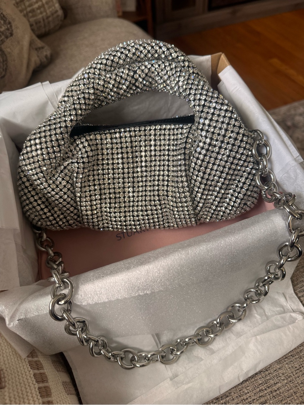 Staurt Weitzman moda shine tote